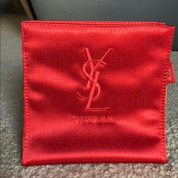 ysl red pouch